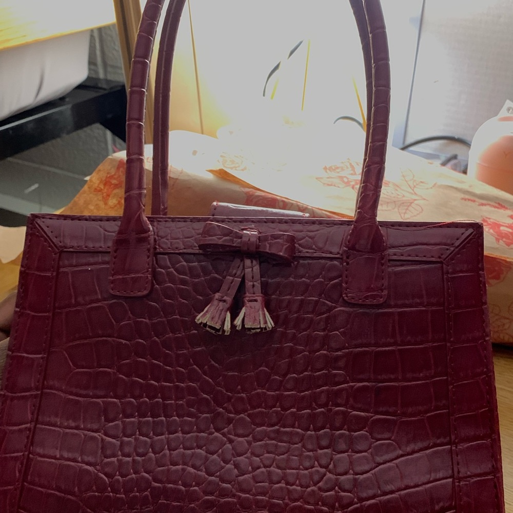 Red Leather Purse